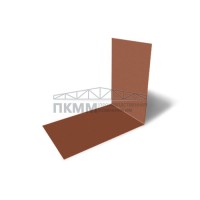 Планка снегозадержания усиливающая 0,5 Satin Matt TX RAL8004 Планка снегозадержания усиливающая 0,5 Satin Matt TX RAL8004