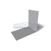 Планка снегозадержания усиливающая 0,45 Drap TX RAL7004