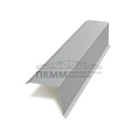 Планка торцевая 95х120х2000-0.5 Полиэстер RAL9006