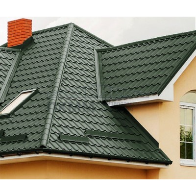 Тройник Y конька полукруглого 0,5 Satin RAL7004 с пленкой
