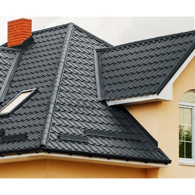 Тройник Y конька полукруглого 0,5 PurPro RAL7016 с пленкой