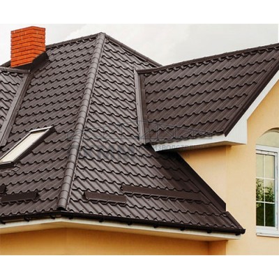 Тройник Y конька полукруглого 0,5 Satin Matt TX RAL8017 с пленкой