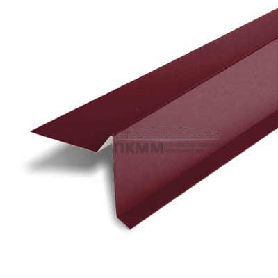 Планка ветровая 100х20х70 0,45 Drap TX RAL3005 с пленкой