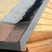 Планка ветровая двойная завальцовка 60х30х90 0,45 Полиэстер RAL7004 с пленкой