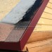Планка ветровая двойная завальцовка 60х30х90 0,45 Полиэстер RAL3011 с пленкой