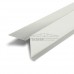 Планка ветровая 100х20х70 0,5 Satin RAL9003 с пленкой
