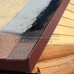 Планка ветровая двойная завальцовка 60х30х90 0,45 Полиэстер RAL3009 с пленкой