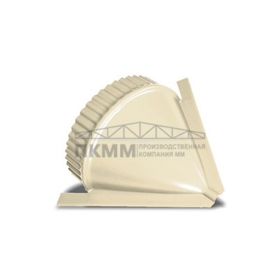 Заглушка конька круглого конусная-0.5 Norman RAL1015
