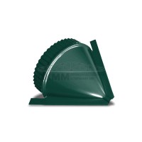 Заглушка конька круглого конусная-0.5 Призма RAL6005