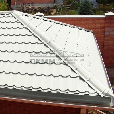 Заглушка конька круглого конусная-0.5 Norman RAL9003