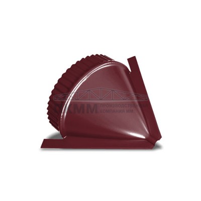 Заглушка конька круглого конусная-0.5 Norman RAL3005