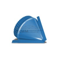 Заглушка конька круглого конусная-0.45 Полиэстер RAL5015