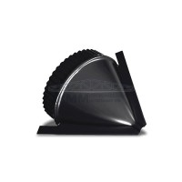 Заглушка конька круглого конусная-0.45 Viking RAL9005