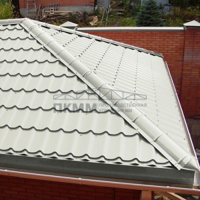 Заглушка конька круглого конусная-0.5 Norman RAL9002