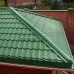 Заглушка конька круглого конусная-0.45 Полиэстер RAL6002