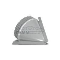 Заглушка конька круглого конусная-0.5 Norman RAL9006
