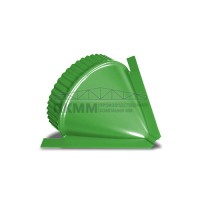 Заглушка конька круглого конусная-0.5 Norman RAL6018