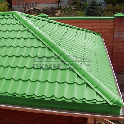 Заглушка конька круглого конусная-0.5 Norman RAL6018
