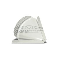 Заглушка конька круглого конусная-0.5 Полиэстер RAL9002