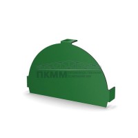 Заглушка конька круглого простая-0.5 Полиэстер RAL6002
