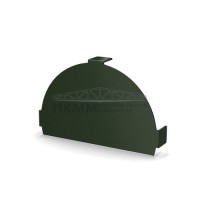 Заглушка конька круглого простая-0.5 Viking E RAL6007