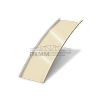 Продольно гнутый фальц гладкий 0,5 Satin RAL 1015
