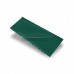 Кликфальц mini 0,5 Quarzit с пленкой на замках RAL 6005 зеленый мох