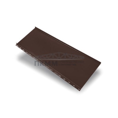 Кликфальц mini 0,5 Velur с пленкой на замках RAL 8017 шоколад