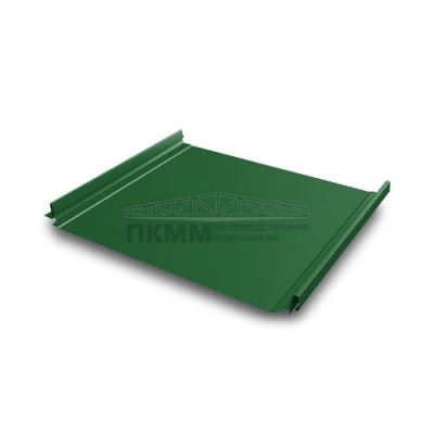 Кликфальц Pro 0,45 PE с пленкой на замках RAL 6002 лиственно-зеленый