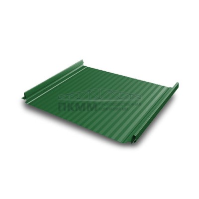 Кликфальц Pro Gofr 0,45 PE с пленкой на замках RAL 6002 лиственно-зеленый