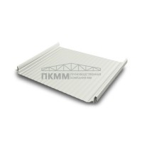 Кликфальц Pro Gofr Grand Line 0,45 Drap с пленкой на замках RAL 9003 сигнальный белый