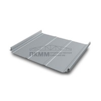 Кликфальц Pro Line Grand Line 0,5 GreenCoat Pural Matt с пленкой на замках RR 21 светло-серый (RAL 7040) серое окно