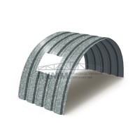 Арочное укрытие для конвейеров из профлиста МП35ПГ-1076, 1,0, оцинкованный Арочное укрытие для конвейеров из профлиста МП35ПГ-1076, 1,0, оцинкованный