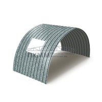 Арочное укрытие для конвейеров из профлиста СС10ПГ-1160, 0,5, оцинкованный Арочное укрытие для конвейеров из профлиста СС10ПГ-1160, 0,5, оцинкованный