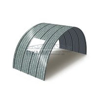 Арочное укрытие для конвейеров из профлиста НС18ПГ-1170, 0,7, оцинкованный