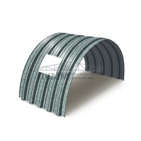 Арочное укрытие для конвейеров из профлиста НС35ПГ-1060, 0,5, оцинкованный Арочное укрытие для конвейеров из профлиста НС35ПГ-1060, 0,5, оцинкованный
