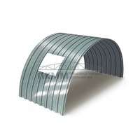 Арочное укрытие для конвейеров из профлиста С17ПГ-1163, 0,7, нержавеющий