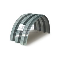 Арочное укрытие для конвейеров из профлиста Н112ПГ-807, 1,0, нержавеющий Арочное укрытие для конвейеров из профлиста Н112ПГ-807, 1,0, нержавеющий