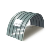 Арочное укрытие для конвейеров из профлиста МП35ПГ-1076, 0,9, нержавеющий
