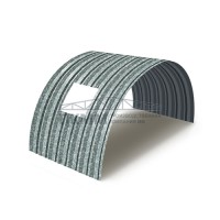 Арочное укрытие для конвейеров из профлиста С15ПГ-1190, 0,6, оцинкованный Арочное укрытие для конвейеров из профлиста С15ПГ-1190, 0,6, оцинкованный