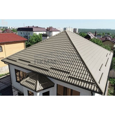 Металлочерепица Монтеррей-0.45 RAL1035 Полиэстер