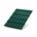 Металлочерепица Супермонтеррей-0.5 RAL6005 PURMAN