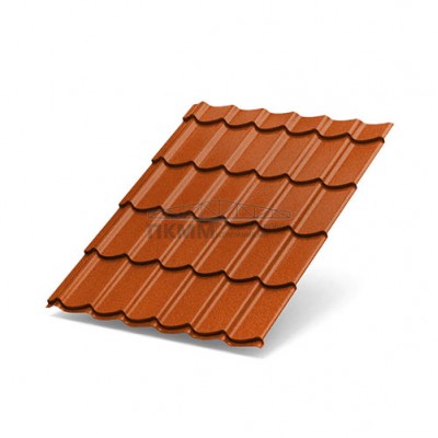 Металлочерепица Супермонтеррей-0.5 Copper/Copper AGNETA