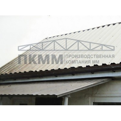 Профнастил НС44 0.5мм 1000 Norman RAL9002