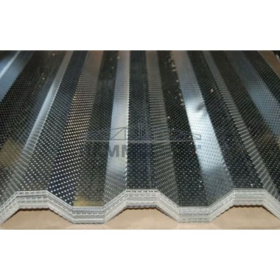 Перфорированный профилированный лист Т18DR-1100-0,5 Оцинкованный