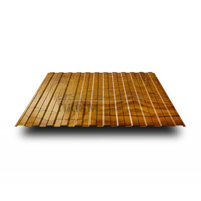 Профнастил МП10-0.5-1100 ECOSTEEL-T Золотой дуб