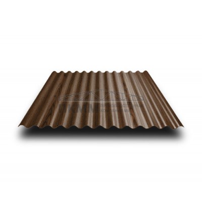 Профнастил МП18-0.5-1100 ECOSTEEL МореныйДуб