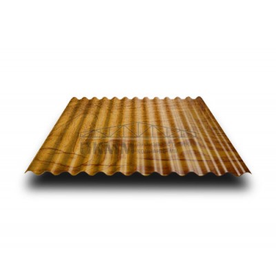 Профнастил МП18-0.5-1100 ECOSTEEL-T ЗолотойДуб