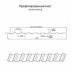 Профнастил МП20-0.5-1100 RAL2004 Norman