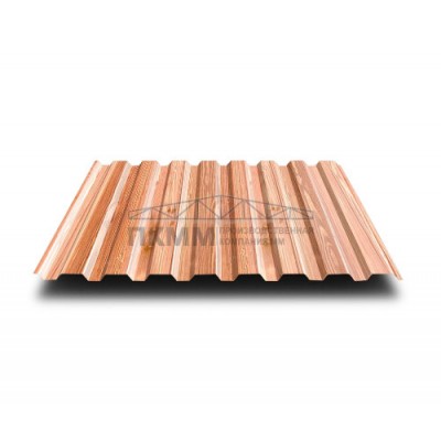 Профнастил МП20-0.5-1100 ECOSTEEL-T Кедр